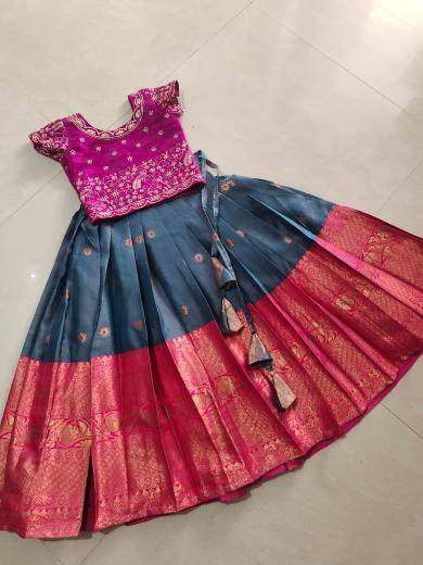 kids lehenga silk  Wholesale children clothes Surat